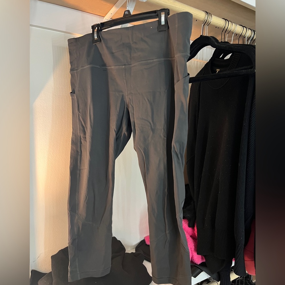 Grey lululemon pace rival leggings